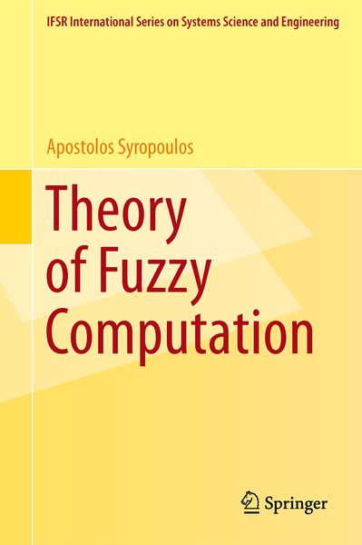 Produktbild: Theory of Fuzzy Computation