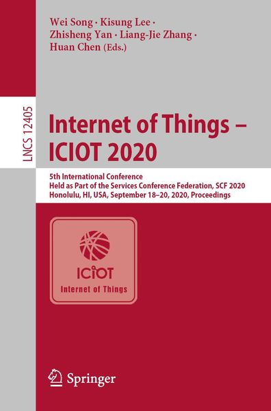 Produktbild: Internet of Things - ICIOT 2020