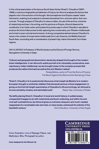 Produktbild: The Thought of Nirad C. Chaudhuri