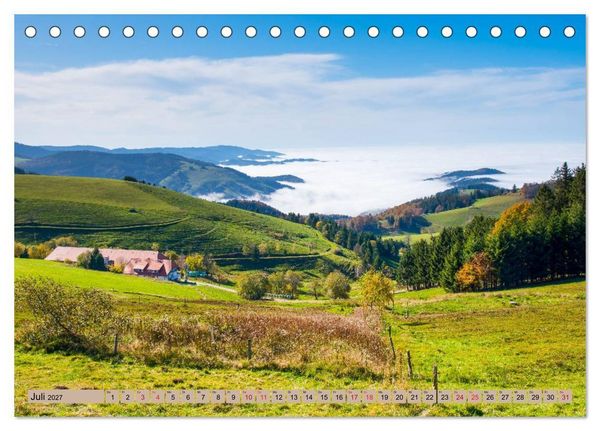 Produktbild: Freiburg Regio (Tischkalender 2027 DIN A5 quer), CALVENDO Monatskalender