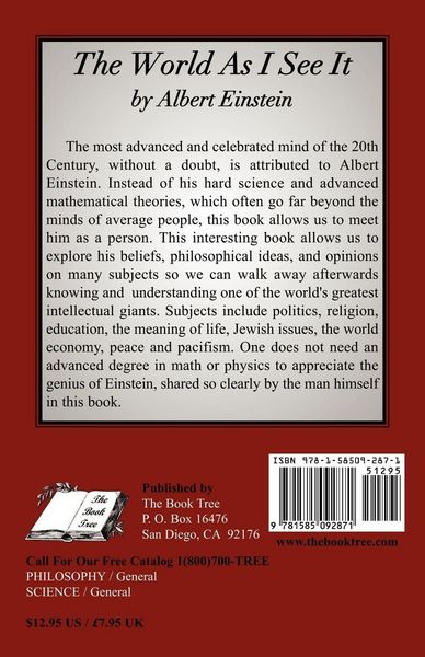 Produktbild: The World As I See It