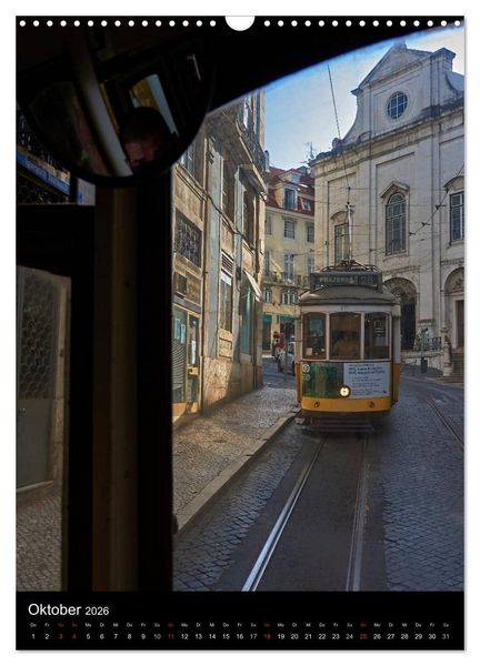 Produktbild: Lissabons Stra&szlig;enbahnen (Wandkalender 2026 DIN A3 hoch), CALVENDO Monatskalender
