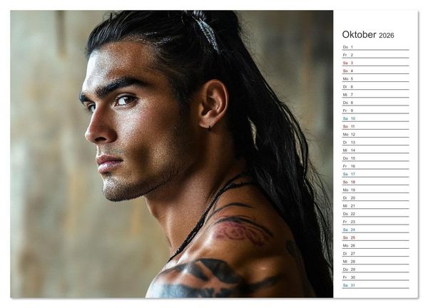 Produktbild: Im Bann des Kriegers (Wandkalender 2026 DIN A3 quer), CALVENDO Monatskalender