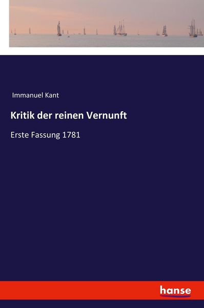 Produktbild: Kritik der reinen Vernunft