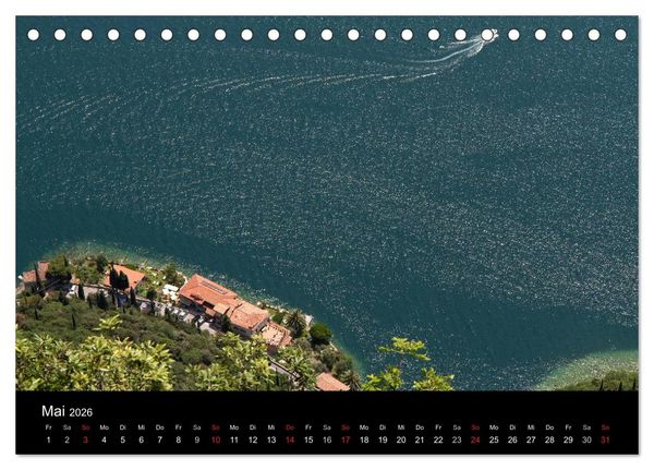 Produktbild: Gardasee / CH-Version (Tischkalender 2026 DIN A5 quer), CALVENDO Monatskalender