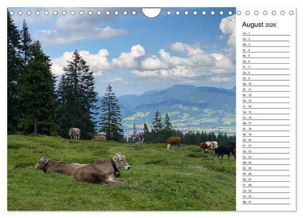 Produktbild: Alpenauszeit - Bergmomente f&uuml;rs Herz (Wandkalender 2026 DIN A4 quer), CALVENDO Monatskalender