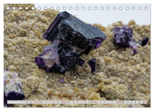 Produktbild: Faszination Mineralien (Tischkalender 2026 DIN A5 quer), CALVENDO Monatskalender