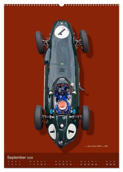 Produktbild: Legenden des Rennsports, Historic Grand Prix Cars 1925-1960 (hochwertiger Premium Wandkalender 2026 DIN A2 hoch), Kunstdruck in Hochglanz