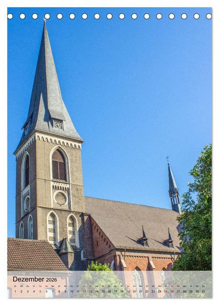 Produktbild: Historisches Duisburg (Tischkalender 2026 DIN A5 hoch), CALVENDO Monatskalender