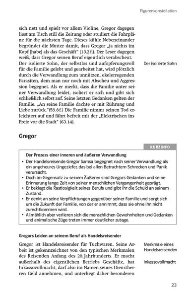 Produktbild: Lekt&uuml;rehilfen Franz Kafka, 'Die Verwandlung'. Interpretationshilfe f&uuml;r Oberstufe und Abitur