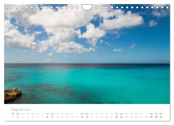 Produktbild: Curacao - Tropical Island (Wall Calendar 2026 DIN A4 landscape), CALVENDO 12 Month Wall Calendar