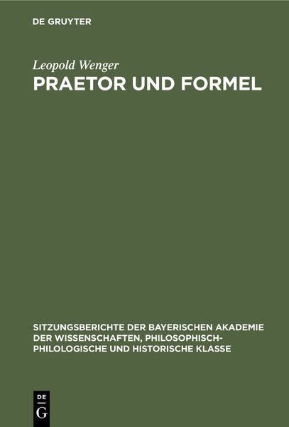 Produktbild: Praetor und Formel