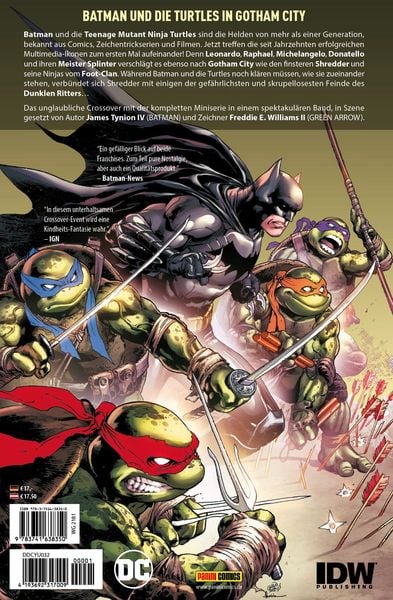 Produktbild: Batman/Teenage Mutant Ninja Turtles