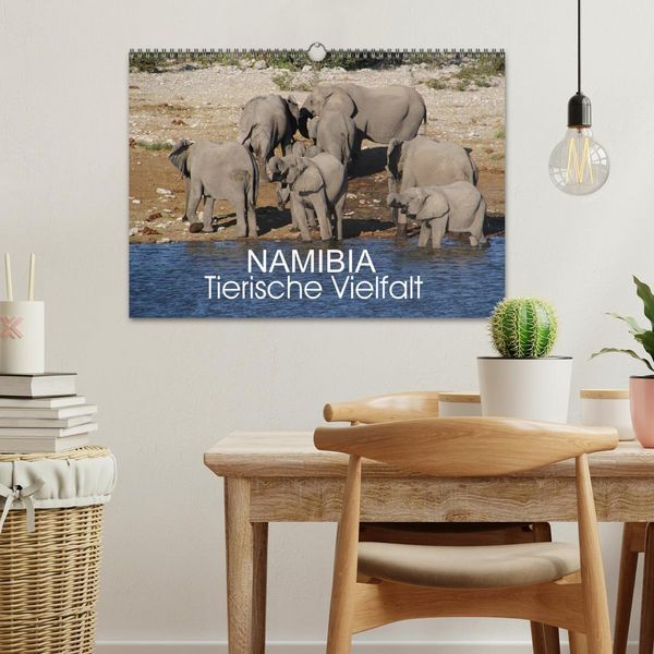 Produktbild: Namibia - Tierische Vielfalt (Wandkalender 2026 DIN A3 quer), CALVENDO Monatskalender