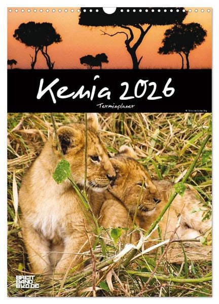 Produktbild: Kenia &ndash; Terminplaner (Wandkalender 2026 DIN A3 hoch), CALVENDO Monatskalender