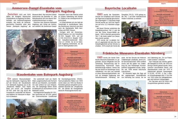Produktbild: Museumsbahnen: 250 historische Eisenbahnstrecken in Deutschland, &Ouml;sterreich und der Schweiz. Aktualisierte Ausgabe 2021