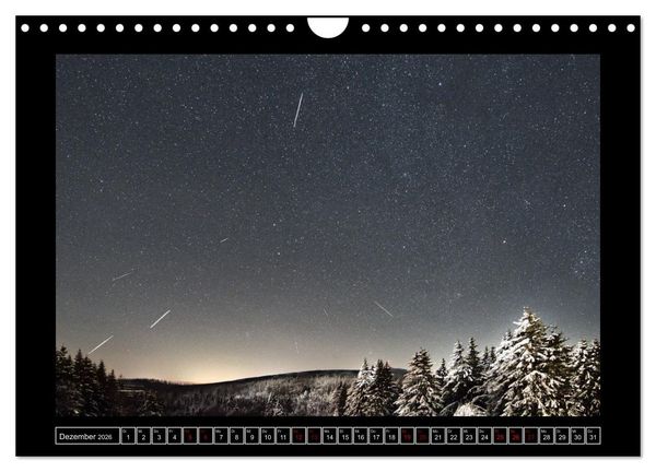 Produktbild: Astro-Kalender - Deep Sky und Landschaften (Wandkalender 2026 DIN A4 quer), CALVENDO Monatskalender