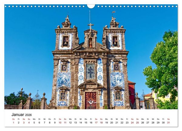Produktbild: Porto und Gaia - Ausblicke und Einsichten (Wandkalender 2026 DIN A3 quer), CALVENDO Monatskalender