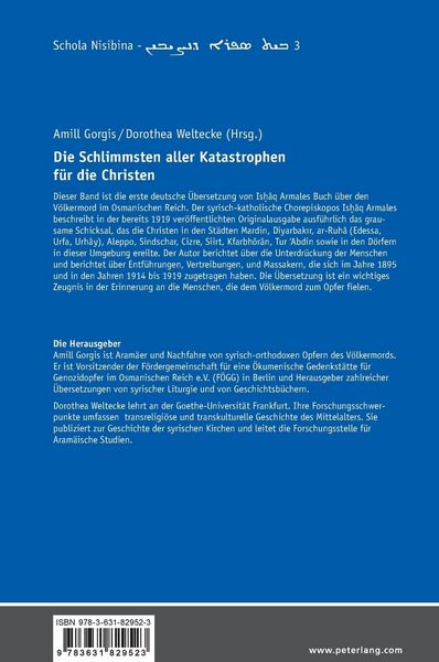 Produktbild: Isḥāq Armale: Die Schlimmsten aller Katastrophen f&uuml;r die Christen