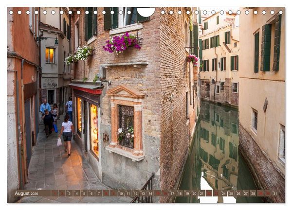 Produktbild: Venedig - Traum in der Lagune (Wandkalender 2026 DIN A4 quer), CALVENDO Monatskalender