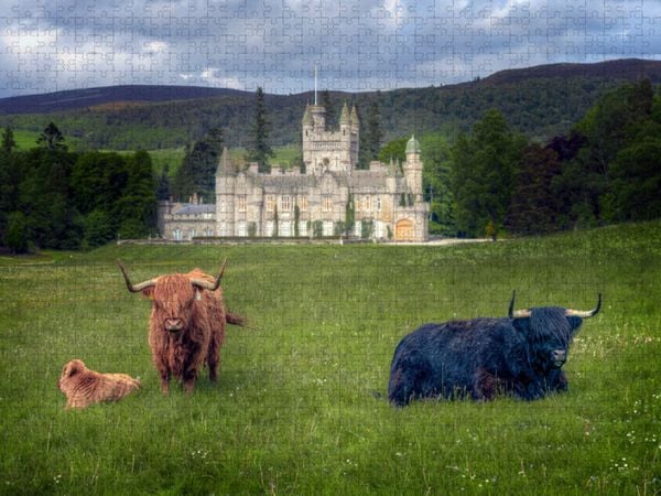 Produktbild: CALVENDO Puzzle Schloss Balmoral | 2000 Teile Lege-Gr&ouml;&szlig;e 90x67cm Foto-Puzzle f&uuml;r gl&uuml;ckliche Stunden