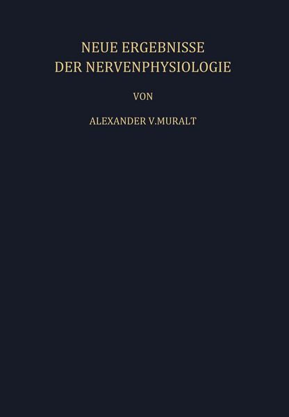 Produktbild: Neue Ergebnisse der Nervenphysiologie