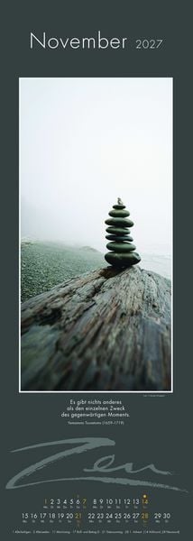 Produktbild: Zen-Kalender 2027