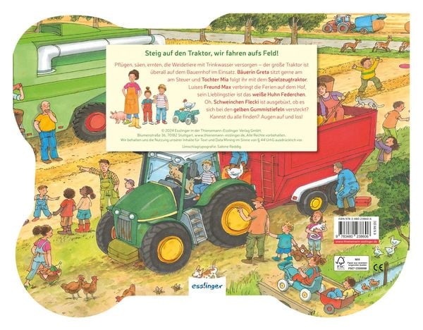 Produktbild: Mein gro&szlig;es Bauernhof-Wimmelbuch
