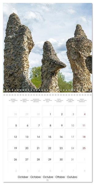 Produktbild: Bury St Edmunds - Historic town in eastern England (Wall Calendar 2026 12 &times; 12 Inch) CALVENDO 12 Month Wall Calendar