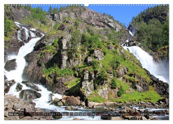 Produktbild: Norwegen 2026 - Berge, Fjorde, Moore (hochwertiger Premium Wandkalender 2026 DIN A2 quer), Kunstdruck in Hochglanz
