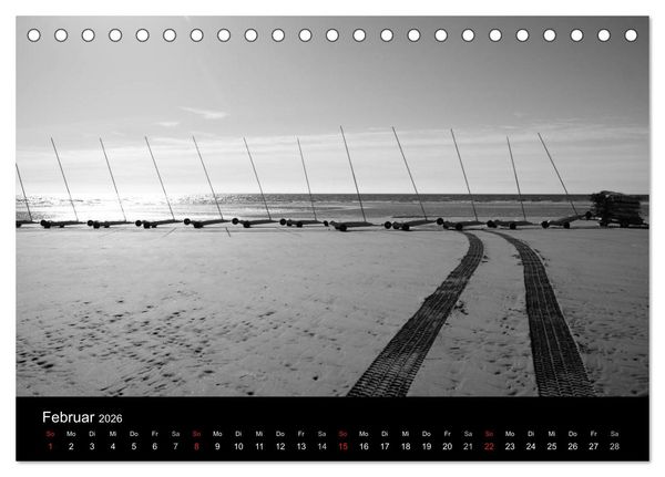 Produktbild: BLACK 'N WHITE (Tischkalender 2026 DIN A5 quer), CALVENDO Monatskalender