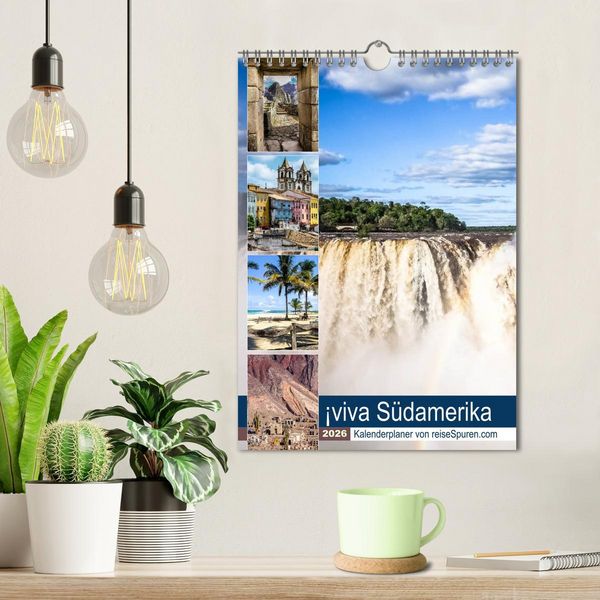 Produktbild: &iexcl;viva S&uuml;damerika (Wandkalender 2026 DIN A4 hoch), CALVENDO Monatskalender