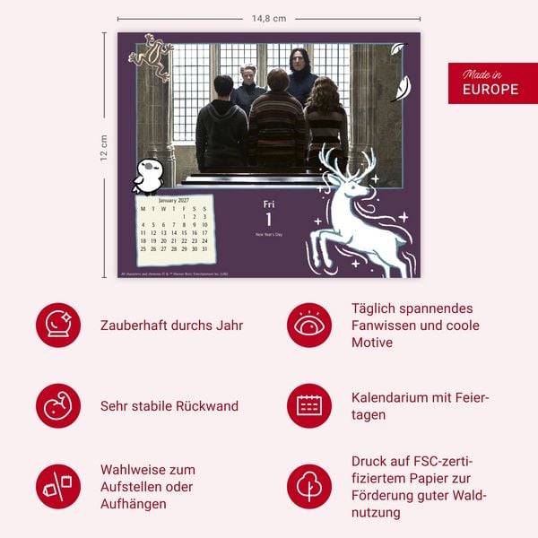 Produktbild: Harry Potter Tagesabrei&szlig;kalender 2027
