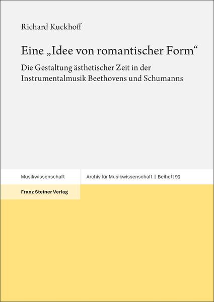Produktbild: Eine &bdquo;Idee von romantischer Form&ldquo;