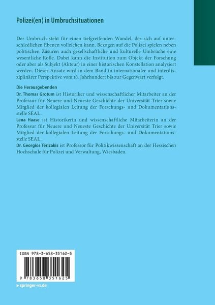 Produktbild: Polizei(en) in Umbruchsituationen