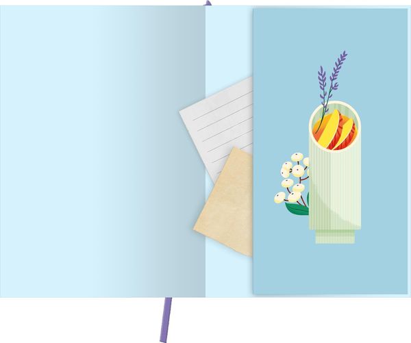 Produktbild: MyNOTES Papeterie: Notizbuch A4 Farben des Sommers