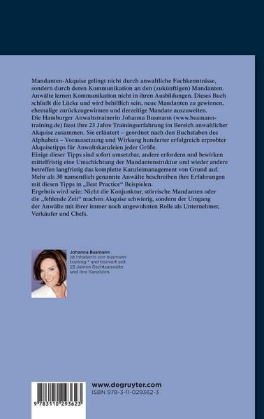 Produktbild: Chefsache Mandantenakquisition