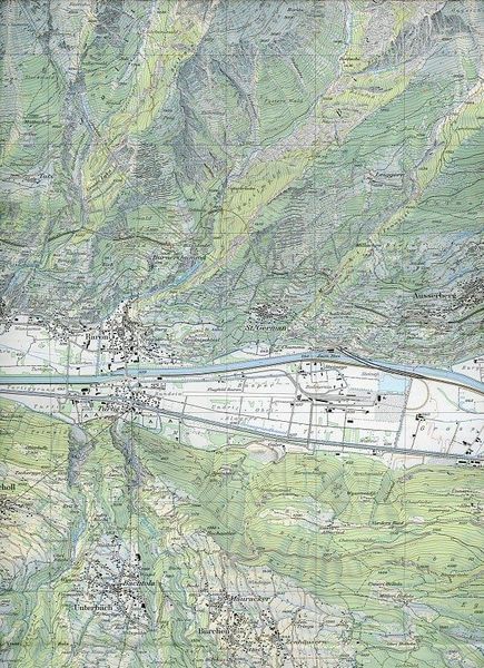 Produktbild: Swisstopo 1 : 25 000 Raron