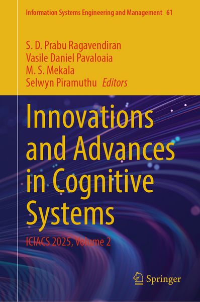 Produktbild: Innovations and Advances in Cognitive Systems