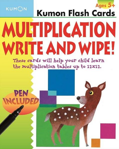Produktbild: Kumon Multiplication Write and Wipe Flash Cards