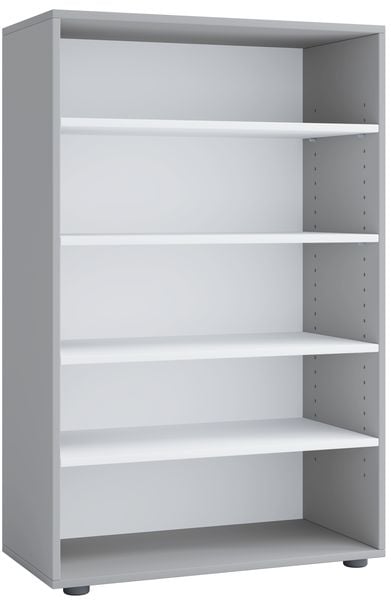 Holz-Schuhschrank | Maße: H. 110 x B. 70 x T. 37 cm | Allzweckschrank | 5 Fächer | ohne Türen– Lona