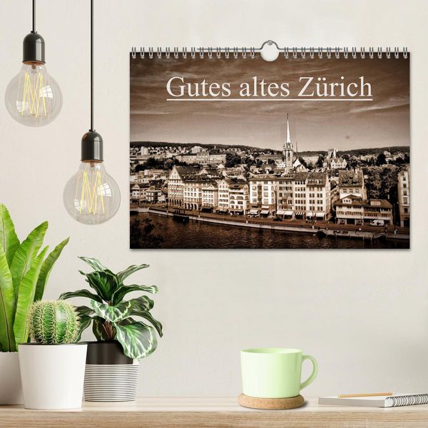 Produktbild: Gutes altes Z&uuml;rich (Wandkalender 2026 DIN A4 quer), CALVENDO Monatskalender