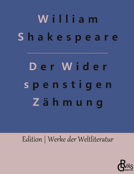 Produktbild: Der Widerspenstigen Z&auml;hmung