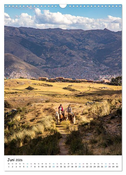Produktbild: Peru in S&uuml;damerika (Wandkalender 2026 DIN A3 hoch), CALVENDO Monatskalender