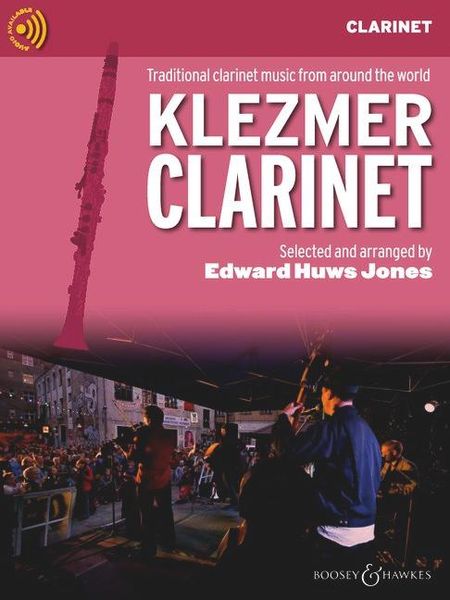Produktbild: Huws Jones: Klezmer Clarinet: Traditional Clarinet Music from Around the World -Clarinet Edition with Optional Guitar Book/Audio Online