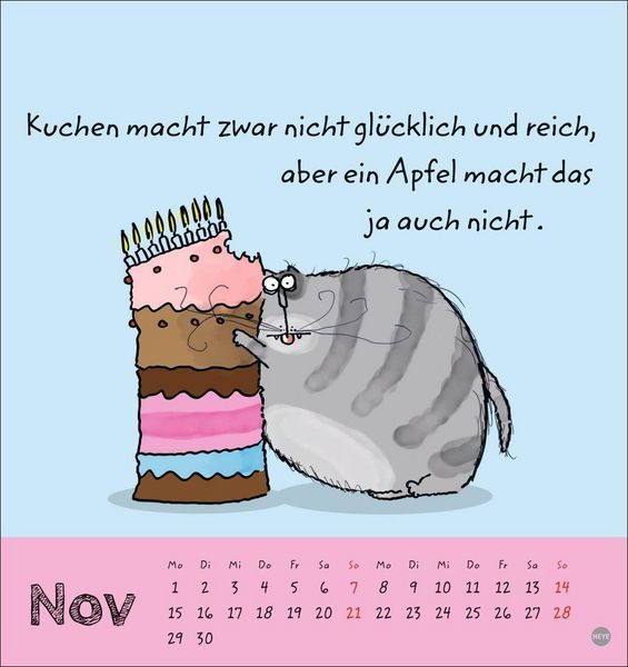Produktbild: Catzz Postkartenkalender 2027