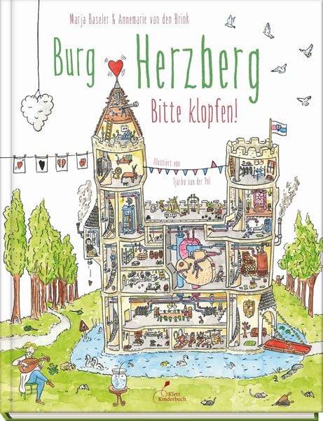 Burg Herzberg – Bitte klopfen!, Gebundene Ausgabe von Marja Baseler,Annemarie van den Brink, Klett Kinderbuch, 978-3-95470-304-3