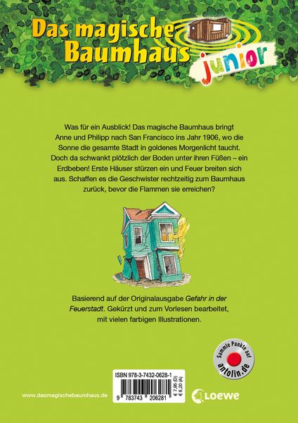 Produktbild: Das magische Baumhaus junior (Band 22) - Flucht vor dem Erdbeben