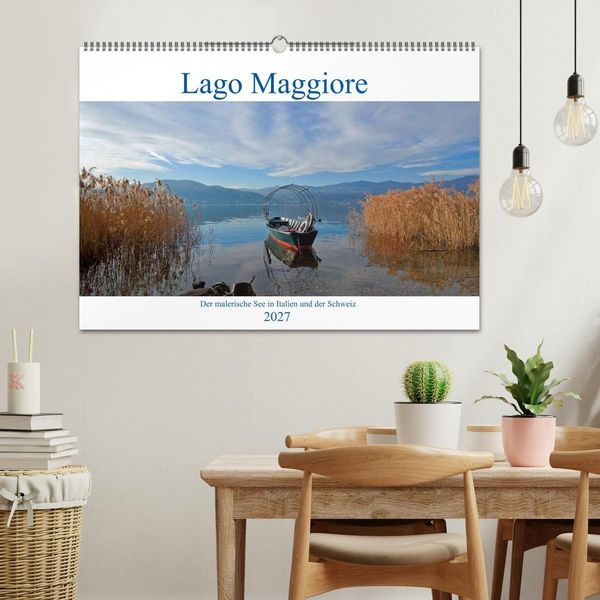 Produktbild: Lago Maggiore - Der malerische See in Italien und der Schweiz (Wandkalender 2027 DIN A2 quer), CALVENDO Monatskalender