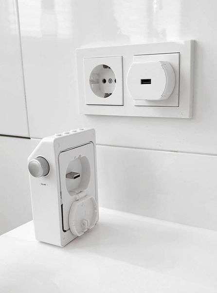 Produktbild: Soundmaster DAB60WE Steckdosenradio DAB+, UKW Bluetooth&reg;, USB Freisprechfunktion, Inkl. Mikrofon, spritzwassergesch&uuml;tzt